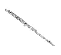 Flauto 16 Fori Argentati | Flauto in Do a 16 fori placcato argento con meccanismo a Mi (modello per principianti)(Nickel plating)