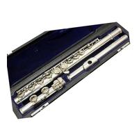 flauto 16 Fori Chiusi C Tune Flauto Performance Strumento Musicale Flauto Placcato Argento Rame-nichel Con