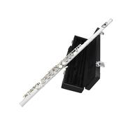 Flauto a 16 fori per principianti con vite panno per la pulizia guanto accessori Flauto Professionales(White)