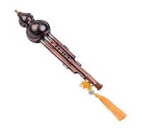 Flauto A 3 Toni C-Key Hulusi Zucca Cucurbita In Alluminio Con Tubi In Rame Strumento Tradizionale Cinese