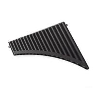 Flauto a forma di C Key Pan realizzato in resina ABS, perfetto strumento musicale per l'apprendimento (nero)