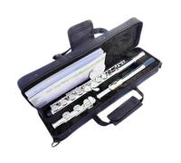 Flauto A Foro Aperto 471 Flauto 16 Fori Con Chiave E 271 Flauto Placcato Argento Chiave C Flauto In Rame Bianco Strumenti Musicali Trasversali(471 E Key)