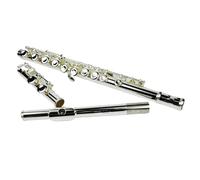 Flauto A Foro Aperto Flauto 16 Fori Chiusi Chiave C Flauto Cupronichel Flauto Argentato Custodia Trasversale Instrumentos Musicales