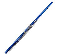 Flauto A Foro Aperto Flauto Colorato A 16 Fori Con Chiave C E Chiave E A Foro Chiuso Per Principianti Per Esercitarsi A Suonare Strumenti Musicali(Blue)