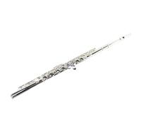 Flauto A Foro Aperto Flauto D'argento Flauto Placcato In Argento 16 Fori Foro Chiuso C Flauto Nichel Bianco Rame B Coda E Chiave Flauto D'argento