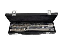 Flauto A Foro Aperto Flauto Placcato In Argento A 16 Fori A Foro Chiuso Con Chiave E Flauto In Metallo Con Chiave C Flauto Di Prova In Nichel Argento Per Principianti