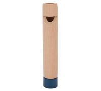Flauto A Pistone Flauto push-pull in legno con vernice a base d'acqua, fischietto in, for allenamento vocale Strumento Educazione Musicale(Log blue handle)