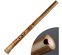 Flauto Bambù Concerto Flauto di bambù cinese non shakuhachi tradizionale strumento a fiato flauto dolce Nanxiao adatto ai principianti due toni(G Key)