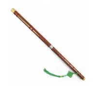 Flauto Bambù Flauto di bambù naturale Dizi Strumenti musicali a fiato Rame Ottone 6 fori per le dita Flauto di bambù(D Tone Key)