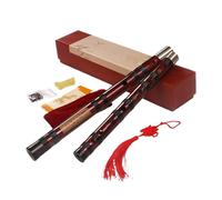 Flauto Bambù Flauto di bambù professionale Flauto traverso di bambù amaro Strumento raffinato e di buona qualità del suono(C Key)