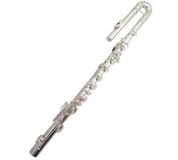 Flauto Basso In Cupronichel A 16 Fori Chiusi Con Superficie Placcata Argento Con Bocchino A Custodia Flauto Traverso per Principiante