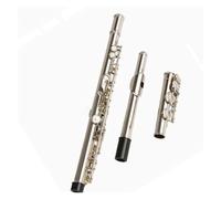 Flauto Bellissimo Strumento Per Flauto A Chiave C Placcato In Argento A 16 Fori Chiusi Dalle Prestazioni Professionali