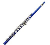 flauto Chiave C A 16 Fori Chiave E Flauto A Foro Chiuso Colore Blu Viola Ciano Flauto Studente Principiante Che Suona Uno Strumento Musicale (Color : Royal blue)
