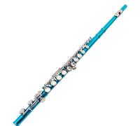 flauto Chiave C A 16 Fori Chiave E Flauto A Foro Chiuso Colore Blu Viola Ciano Flauto Studente Principiante Che Suona Uno Strumento Musicale (Color : Light blue)