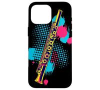 Flauto Color Streetart Strumento a fiato Custodia per iPhone 16 Pro Max