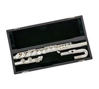 Flauto Contralto Con Corpo In Argento Sterling G Tune Chiavi A Foro Chiuso A 16 Fori Flauto Placcato In Nastro Con Custodia Flauto Traverso per Principiante