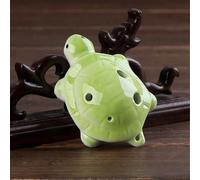 Flauto contralto Ocarina a 6 fori Tartaruga Strumenti musicali a fiato Flauto Flauta in ceramica for il gioco degli studenti (Color : Light green)