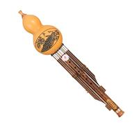 Flauto Cucurbita, Hulusi cinese di bambù, flauto zucca fatto a mano, strumenti etnici chiave C con custodia per principianti e amanti della musica (colore: tono C)