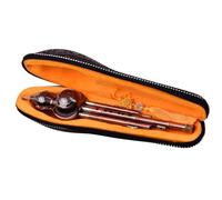 Flauto Cucurbita Hulusi Zucca A 3 Toni In Alluminio Con Tubi Placcati In Rame Hulusi Con Custodia Professionale Hulusi
