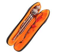 Flauto cucurbita portatile Hulusi a tre toni per principianti Flauto di zucca Strumento di zucca tradizionale cinese Flauto Hulusi fatto a mano
