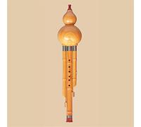 Flauto Cucurbita Prestazioni Hulusi C Chiave Cucurbit Flute Hulusi Brown Strumenti Musicali Con Strumento Di Legno Di Alta Qualità (Color : 01)