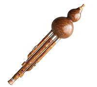 Flauto Cucurbita Prestazioni Hulusi C Chiave Cucurbit Flute Hulusi Brown Strumenti Musicali Con Strumento Di Legno Di Alta Qualità (Color : 02)
