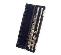 Flauto da studente 16 Fori Chiave C Flauto Chiuso/aperto Flauto Cupronichel Concerto Flauto Traverso Strumento Musicale Con Accessori Chiave E