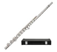 Flauto da studente Flauto Per Principianti Professionale Che Suona La Chiave C In Rame Bianco Argentato Nichelato (Color : 101)