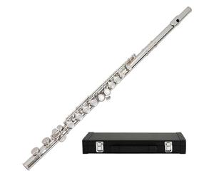Flauto da studente Flauto Per Principianti Professionale Che Suona La Chiave C In Rame Bianco Argentato Nichelato (Color : 101)