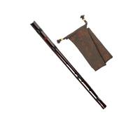 Flauto di bambù a 5 fori accordato in Re adatto ai principianti con custodia disponibile in tre misure Principianti Bamboo Flute(Brown 1.0)