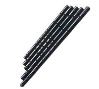 flauto di bambù amaro naturale, Flauto di bambù for principianti, tonalità C/D/E/F/G, strumento a sezione unica in bambù nero amaro(E)