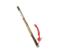 Flauto di bambù Bawu con foro F in rame lucido liscio e dal suono meraviglioso adatto ai principianti per imparare Principianti Bamboo Flute