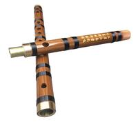 Flauto di bambù Bitter Bamboo Copper Double-Sectio Flauto di bambù Bitter Bamboo Singolo Ottone Do/Re/Mi/Fa/Sol Strumento a fiato for principianti Adulti(E)