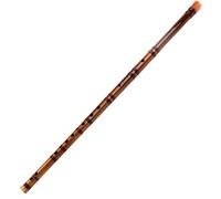 Flauto di bambù Bitter Bamboo Copper Double-Sectio Flauto di bambù in bambù amaro, strumento musicale, tonalità marrone C/D/E/F/G, 1 pezzo(G)