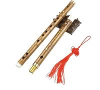 Flauto Di Bambù Chiave C/D/E/F/G Strumento A Fiato Professionale Ottone Trasversale Cinese Dizi (Color : F)