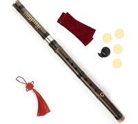 flauto di bambù Chiave GF Mano Sinistra Flauto Di Bambù Cinese Xiao Legno Verticale Flauta Strumento Musicale Tradizionale Fatto A Mano (Color : Right hand F key)