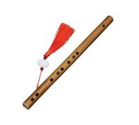 Flauto Di Bambù Con Foro Senza Pellicola Per Studenti Delle Scuole Elementari, Flauto Per Adulti Piccolo Con Accessori (Color : D accessories)