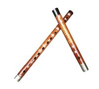 Flauto Di Bambù Doppio Rame Bianco A Due Sezioni In Vero Corno Rosso Flauto Di Bambù Strumento Flauto Flauto Per Principianti(E Key)