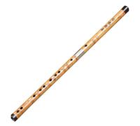 flauto di bambù Flauto di bambù a 10 fori Flauto a due sezioni Stampa a caldo Dizi Flauta Legno per principianti e amanti della musica(E Key)