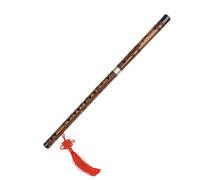 Flauto Di Bambù Flauto Di Bambù A Due Sezioni Per Strumenti Musicali Entry-level Marrone Rossastro In Una Scatola Di Plastica(F Key)