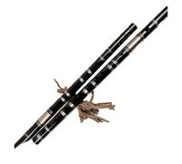 Flauto Di Bambù Flauto Di Bambù Amaro A 6 Fori Per Adulti E Principianti Professionale Con Bocca Piatta(Eblack full set)