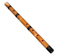 Flauto Di Bambù Flauto Di Bambù Shakuhachi 5 Fori Bambù Bianco Corto Xiao Strumento Musicale A Fiato Flauta(Black)