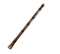 flauto di bambù Flauto Di Bambù Viola Con 8 Fori Chiave G Linea Nera Strumento Musicale A Fiato Tradizionale Verticale Originale Fatto A Mano
