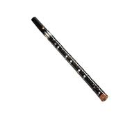 Flauto Di Bambù Flauto Dolce A 6 Fori Strumento A Bocca Piatta Per Principianti Adulti Flauto Di Bambù Amaro(Black,C tone)