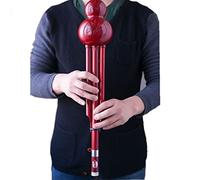 flauto di bambù, Flauto Hulusi in chiave D, imitazione venature del legno, flauto in resina ABS for principianti, strumento musicale popolare professionale