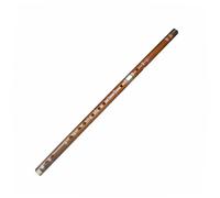 Flauto Di Bambù Flauto Marrone Osso Fiore A Due Sezioni In Rame Bianco A Inserto Singolo Per Principianti(E Key)