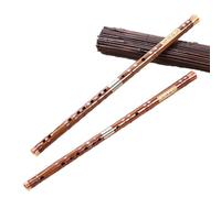 flauto di bambù Flauto Per Strumenti Musicali Flauto Di Bambù Professionale A Due Sezioni In Rame Bianco Di Bambù Introduzione Al Gioco (Color : F)