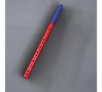 Flauto Di Bambù Flauto Verticale Flauto Di Bambù Amaro Professionale A 6 Fori Per Principianti Con Base Zero(Red,D Key)