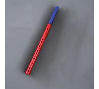 Flauto Di Bambù Flauto Verticale Flauto Di Bambù Amaro Professionale A 6 Fori Per Principianti Con Base Zero(Red,C Key)