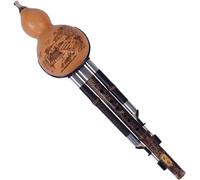 Flauto Di Bambù Hulusi Zucca A 3 Toni Flauta Crashproof Calabash Hulusi Strumenti Musicali Popolari Cucurbita Professionale Flauta Mento, [Classe Di Efficienza Energetica A] (Size : F Key)